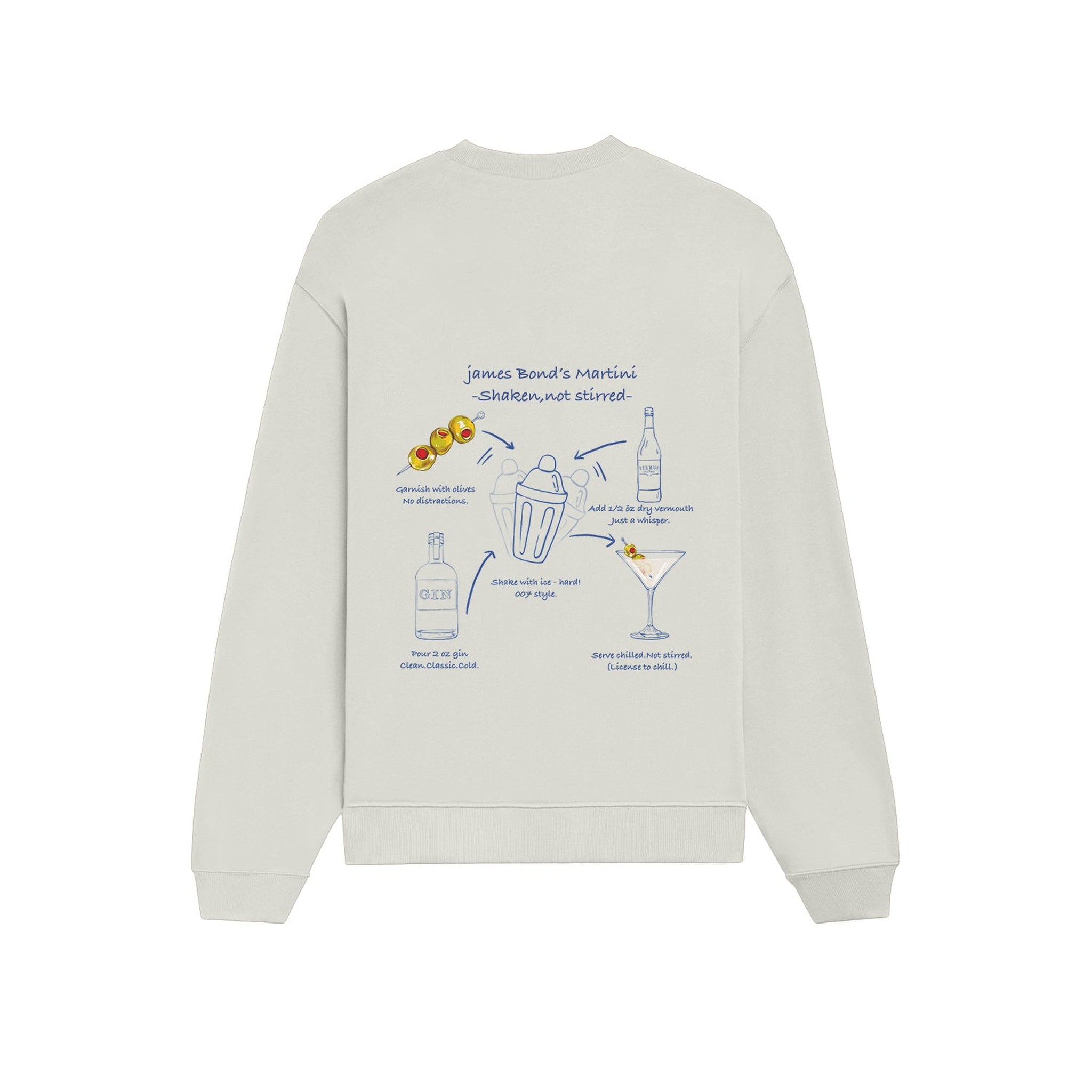 James Bond's Martini Oversize Sweatshirt