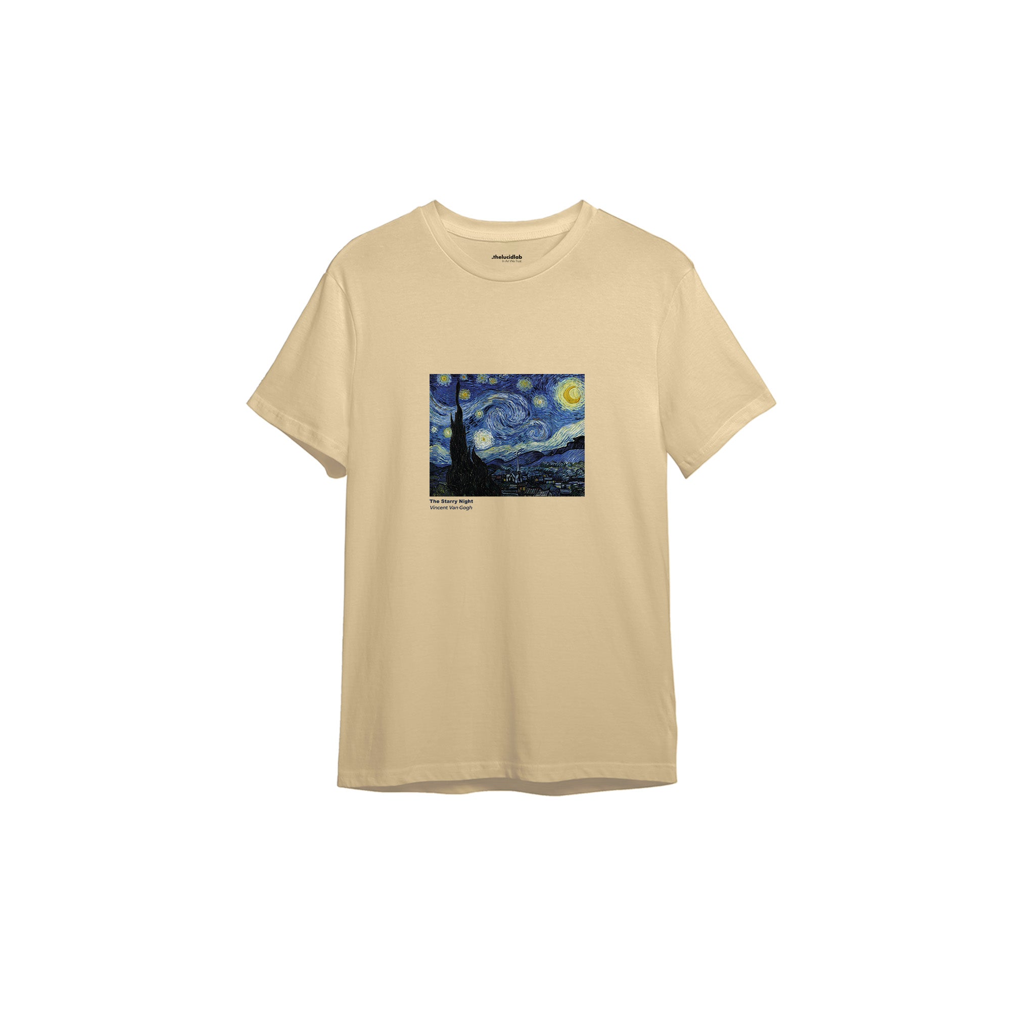 The Starry Night Tişört — Krem
