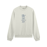 Sketches of Fish Oversize Sweatshirt
