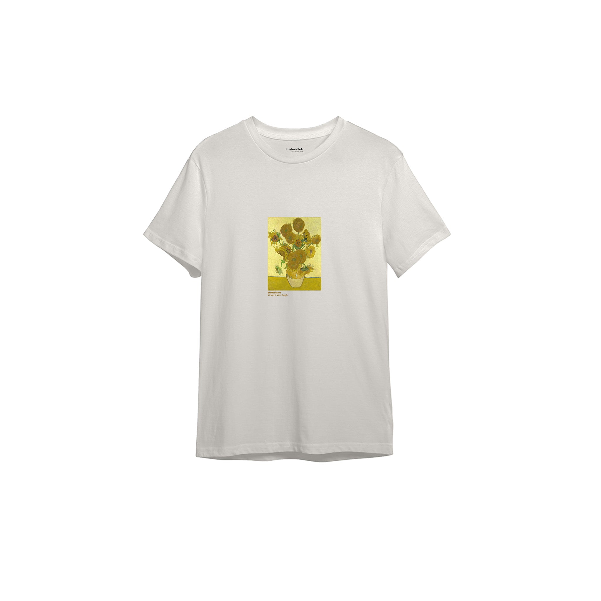 Sunflowers Tişört — Ekru