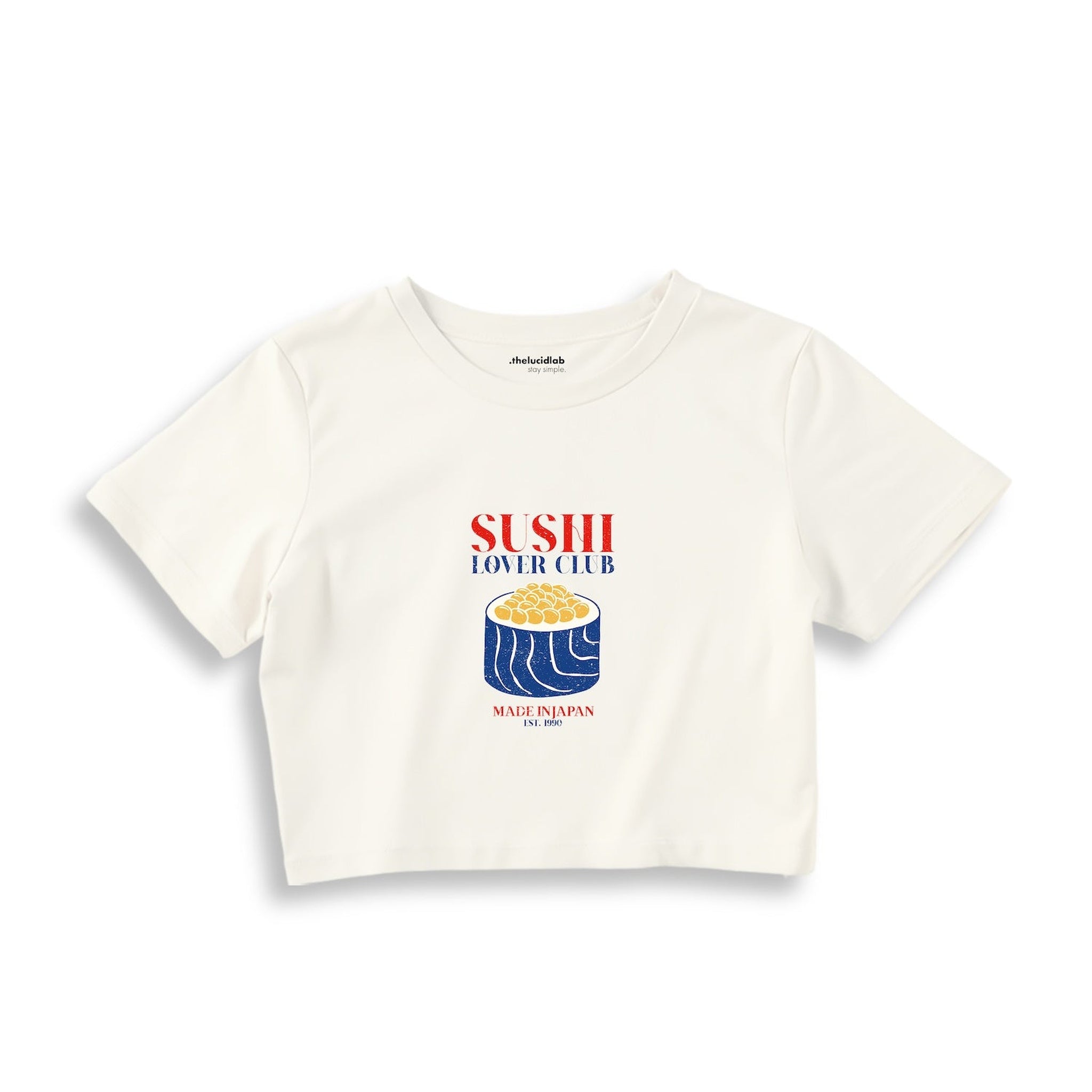 Sushi Lover Club Crop Tişört