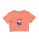 Sushi Lover Club Crop Tişört