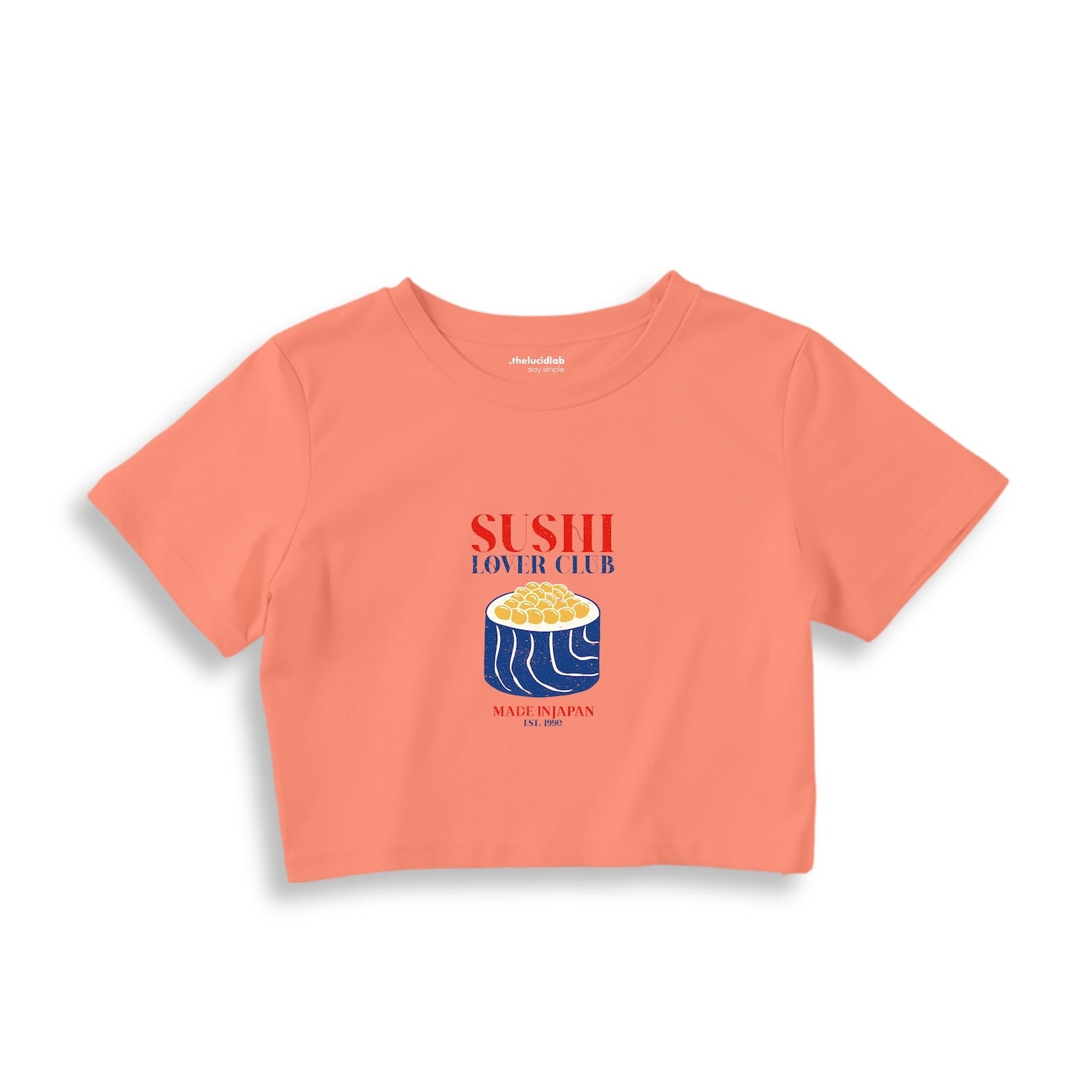 Sushi Lover Club Crop Tişört