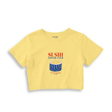 Sushi Lover Club Crop Tişört