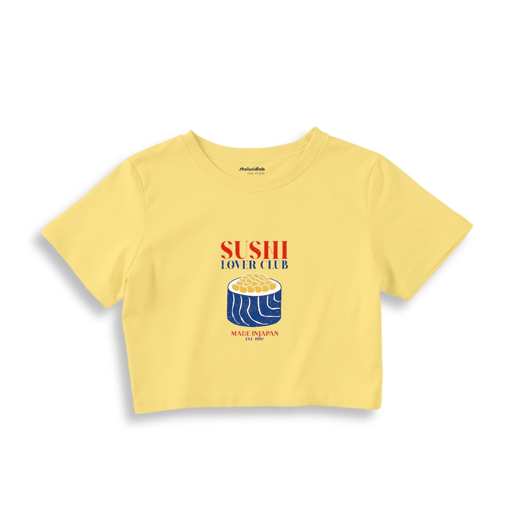 Sushi Lover Club Crop Tişört
