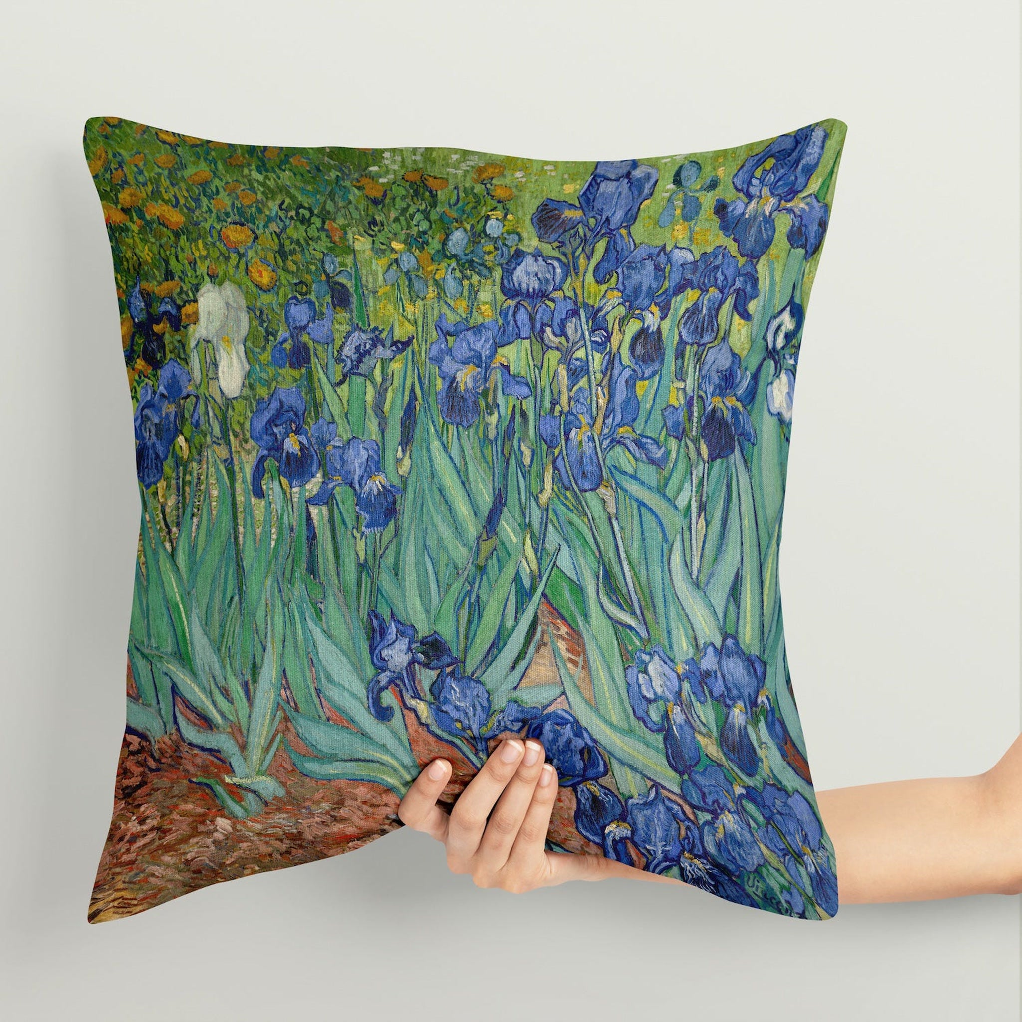 Irises - İrisler Çift Taraflı Kırlent Kılıfı 2 Adet