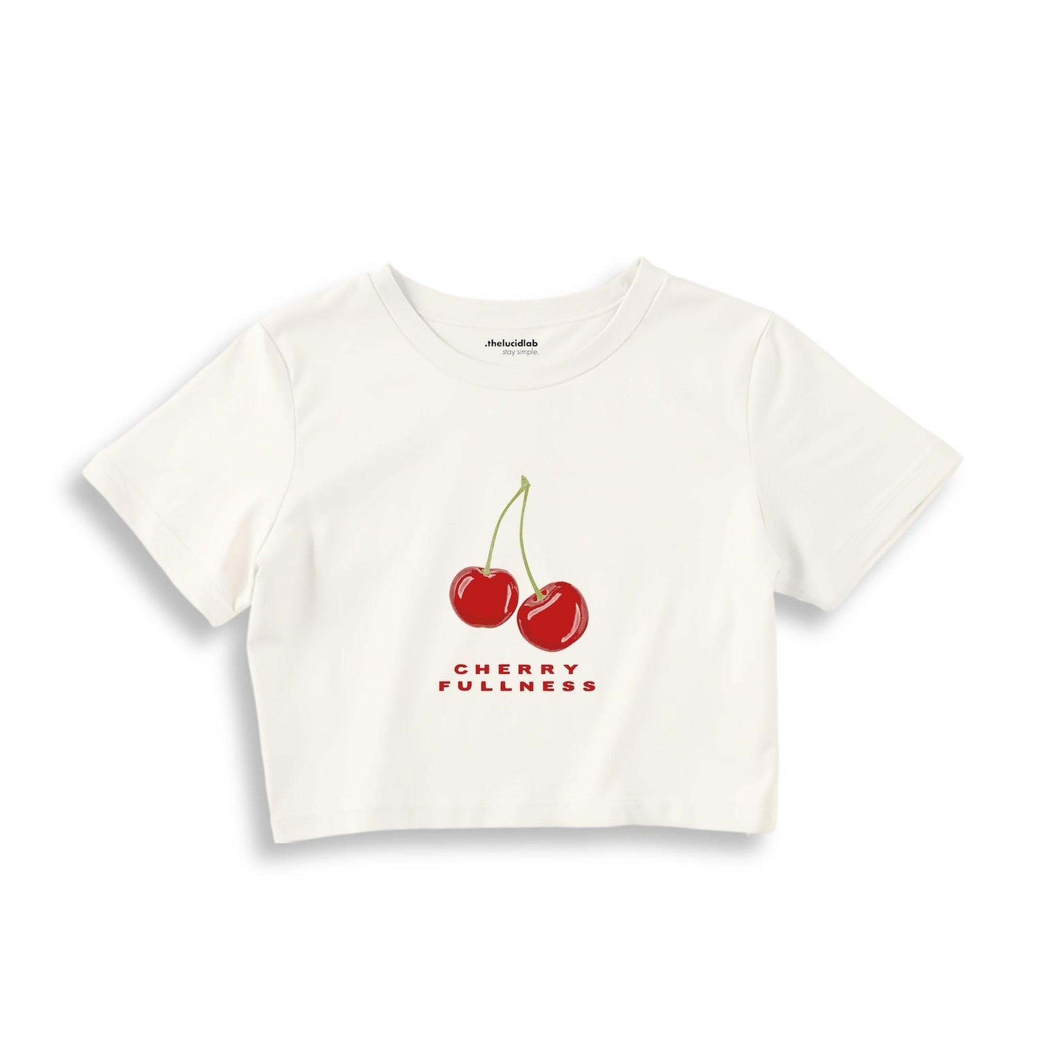 Cherry Fullness Crop Tişört