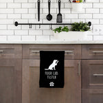 Food Lab Tester Black / Köpekli Mutfak Havlusu 2 Adet
