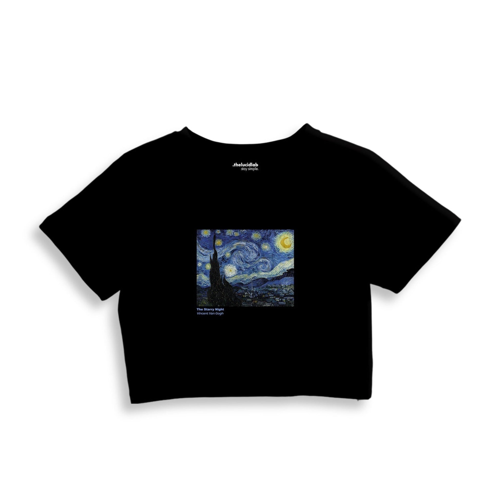 The Starry Night Crop Tişört