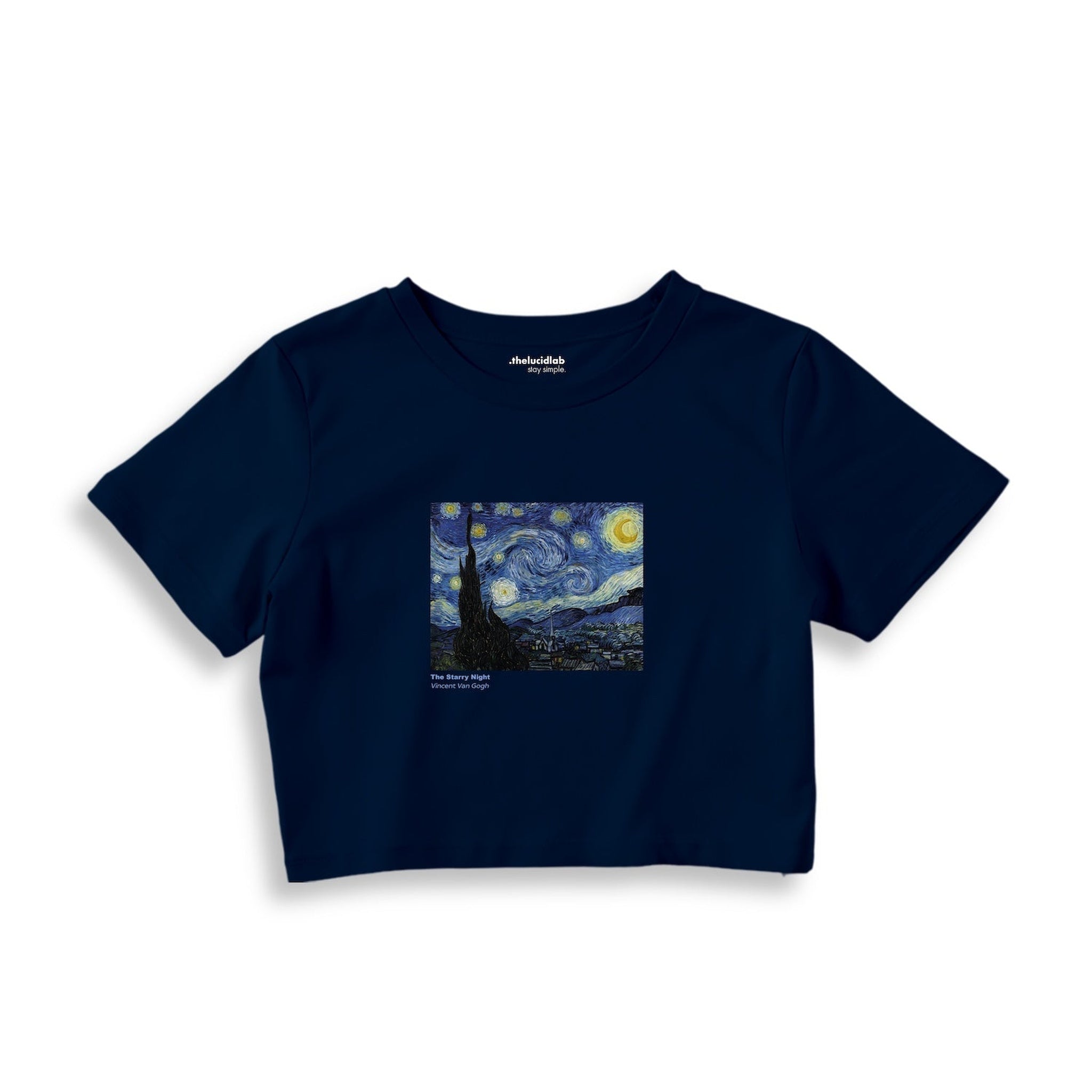 The Starry Night Crop Tişört