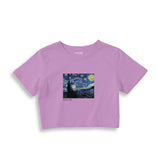 The Starry Night Crop Tişört