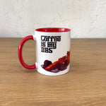 Coffee is my DRS Kırmızı Kulplu Bardak