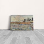 Orchard with Cypresses Kanvas Tablo