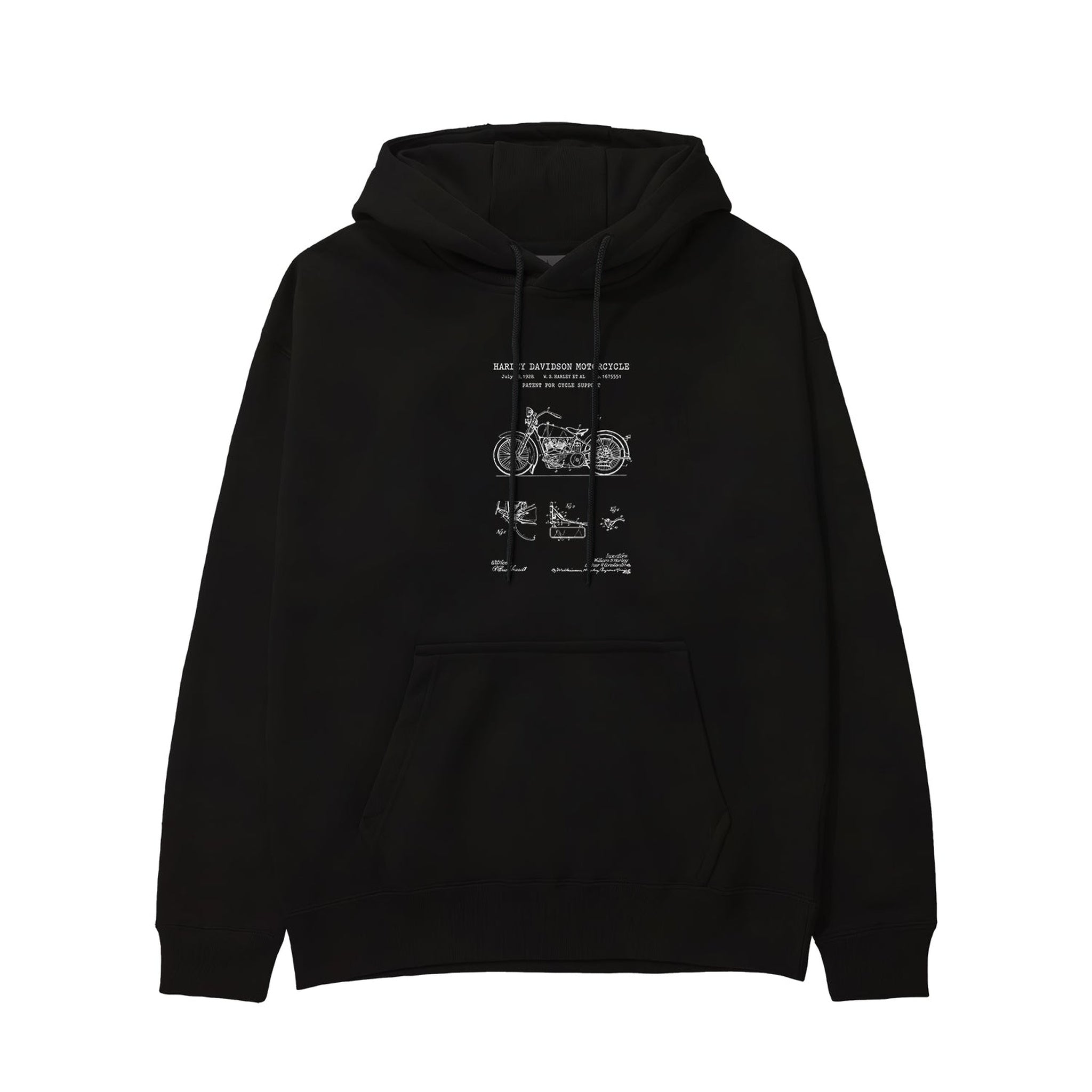 Harley Davidson Model 28B Motosiklet Hoodie