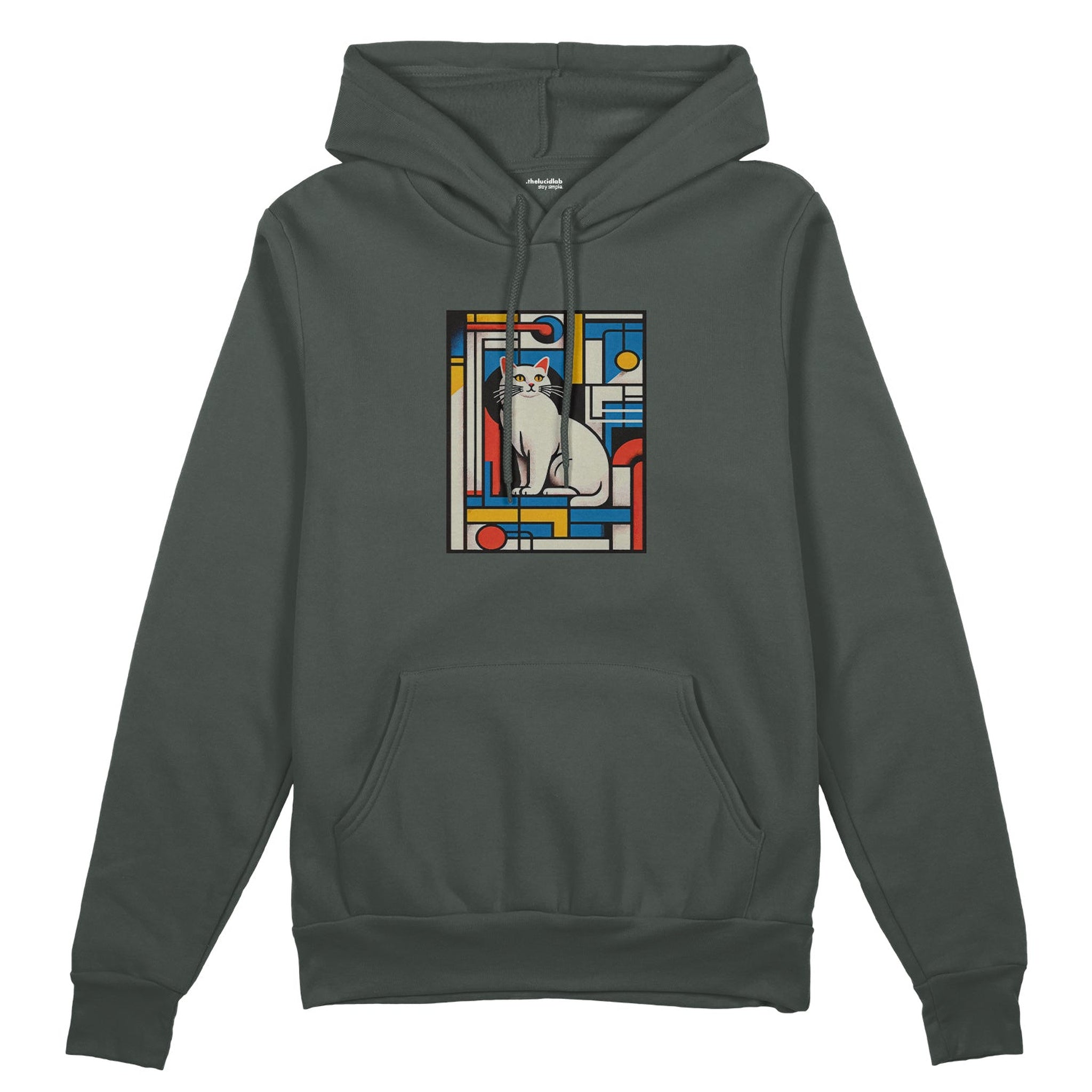 Bauhaus Cat Oversize Hoodie