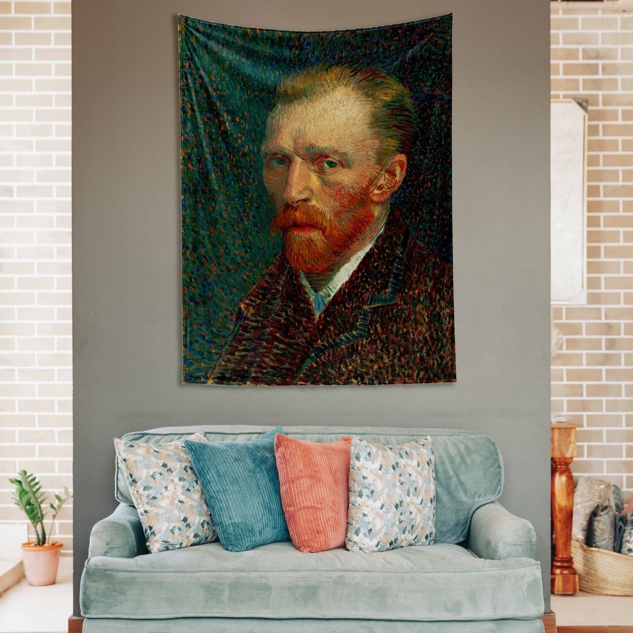 Vincent Van Gogh Self Portrait Duvar Örtüsü