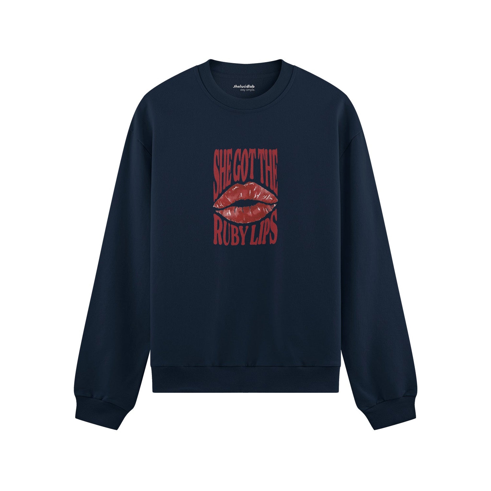Ruby Lips Oversize Sweatshirt