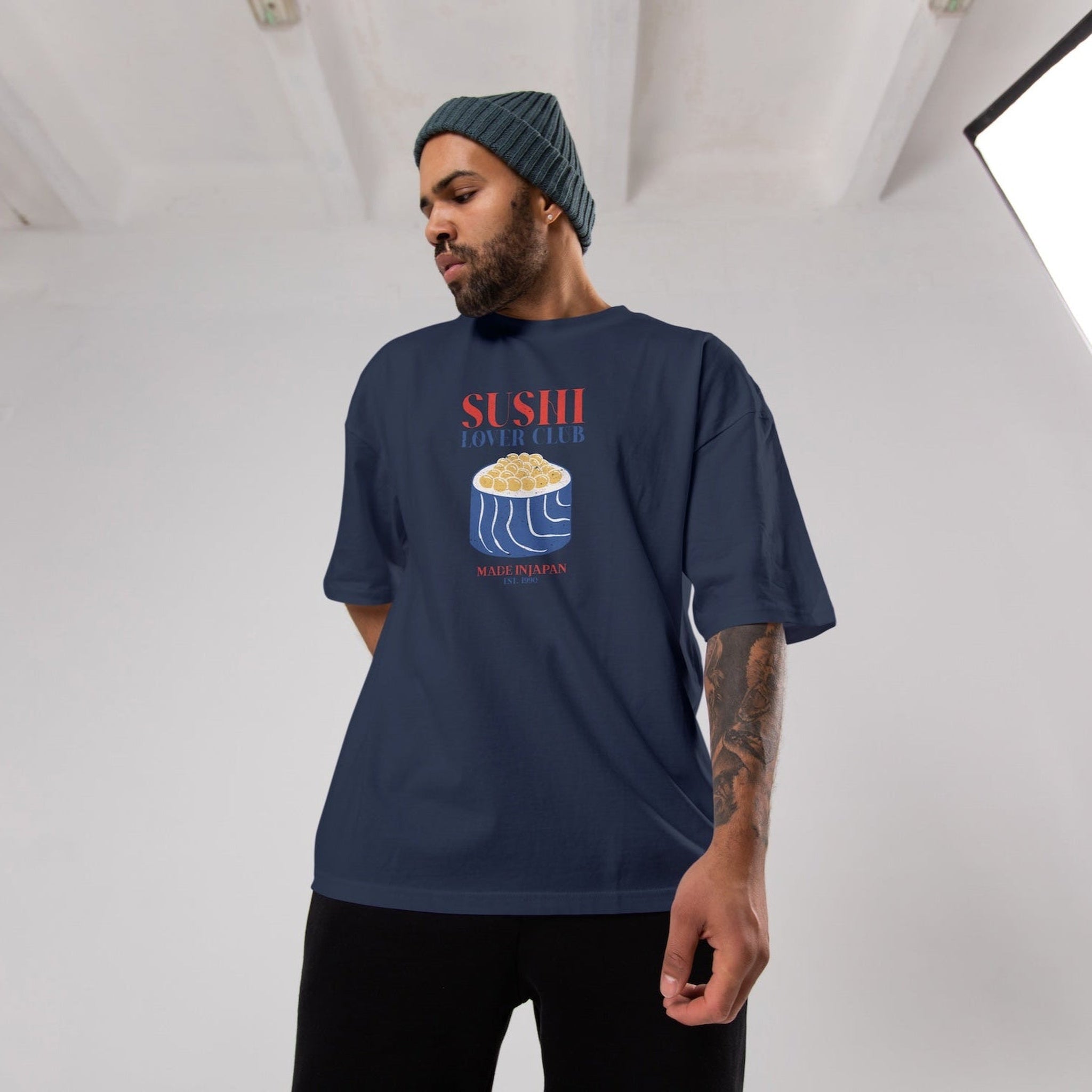 Sushi Lover Club Oversize Tişört