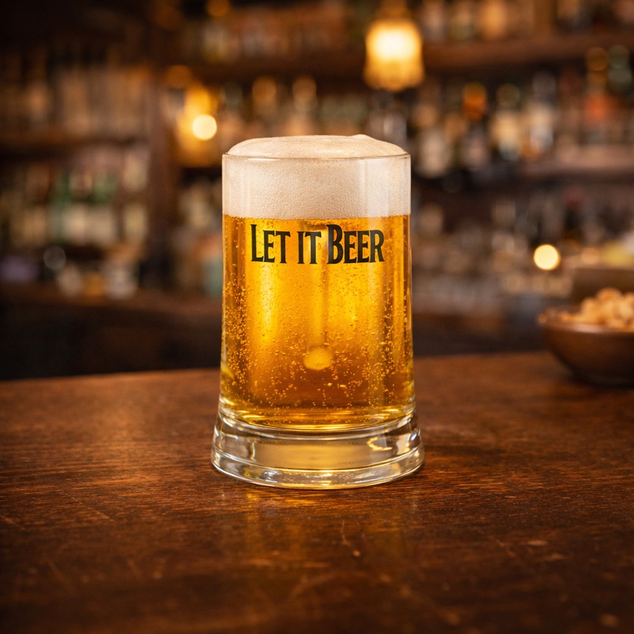 Let It Beer Paşabahçe Kulplu Bira Bardağı