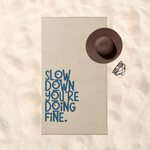Slow Down Plaj Havlusu