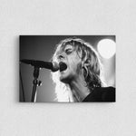 Kurt Cobain Amsterdam 1991 Kanvas Tablo