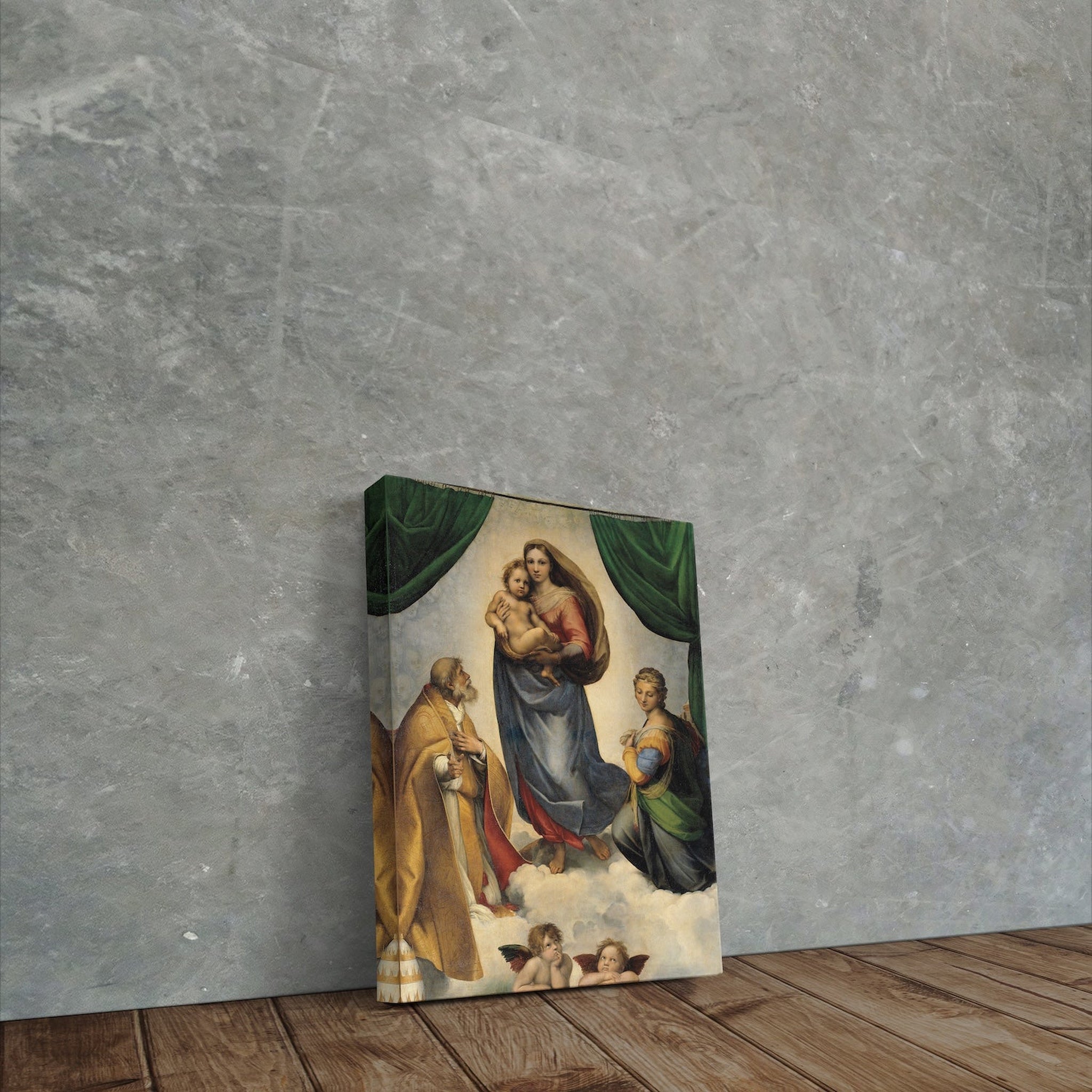 The Sistine Madonna Kanvas Tablo