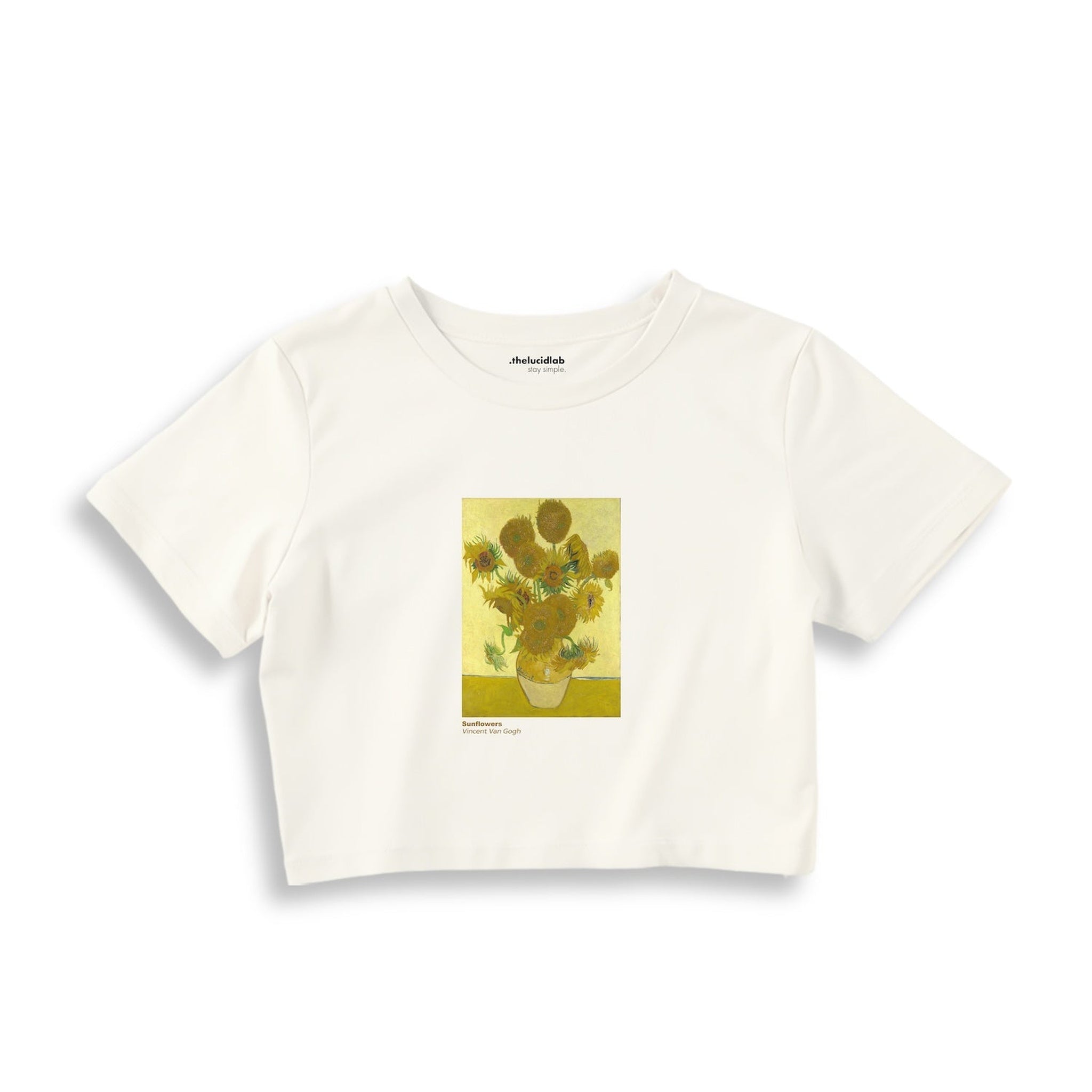 Sunflowers Crop Tişört