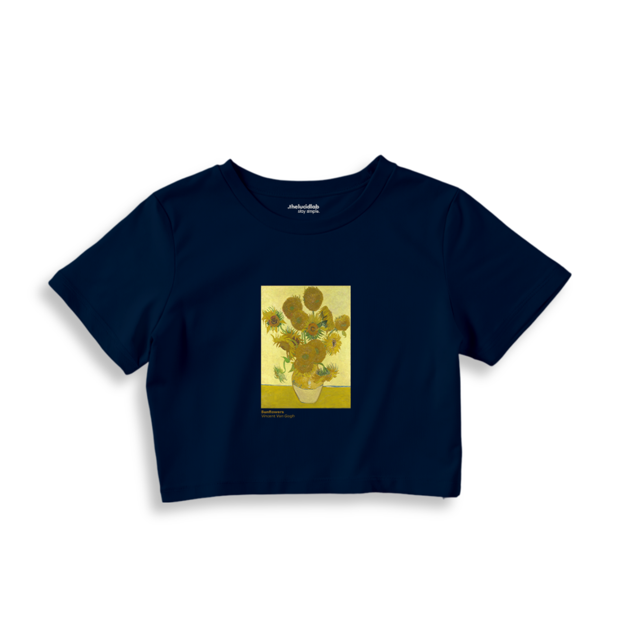 Sunflowers Crop Tişört