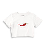 Chili Vibes Only Crop Tişört