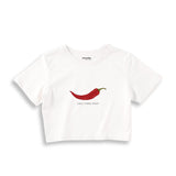 Chili Vibes Only Crop Tişört