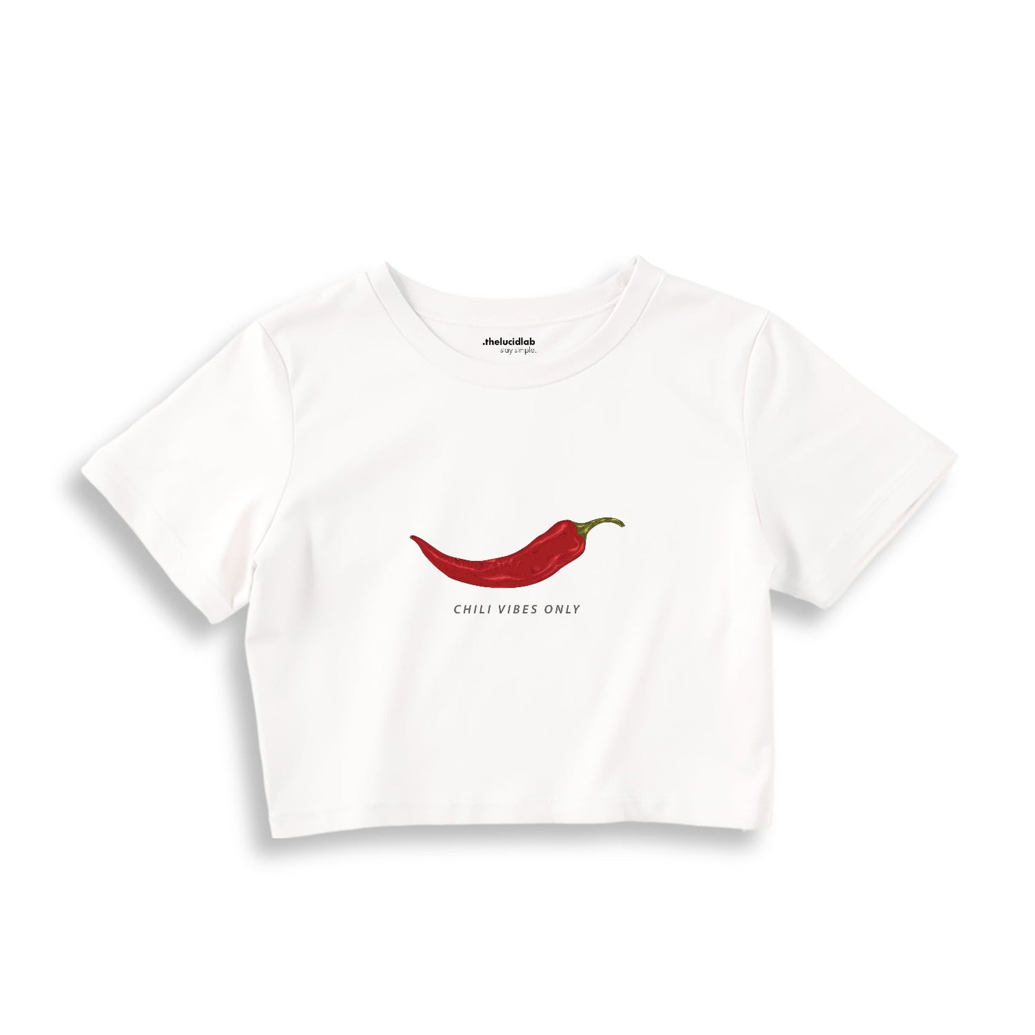 Chili Vibes Only Crop Tişört