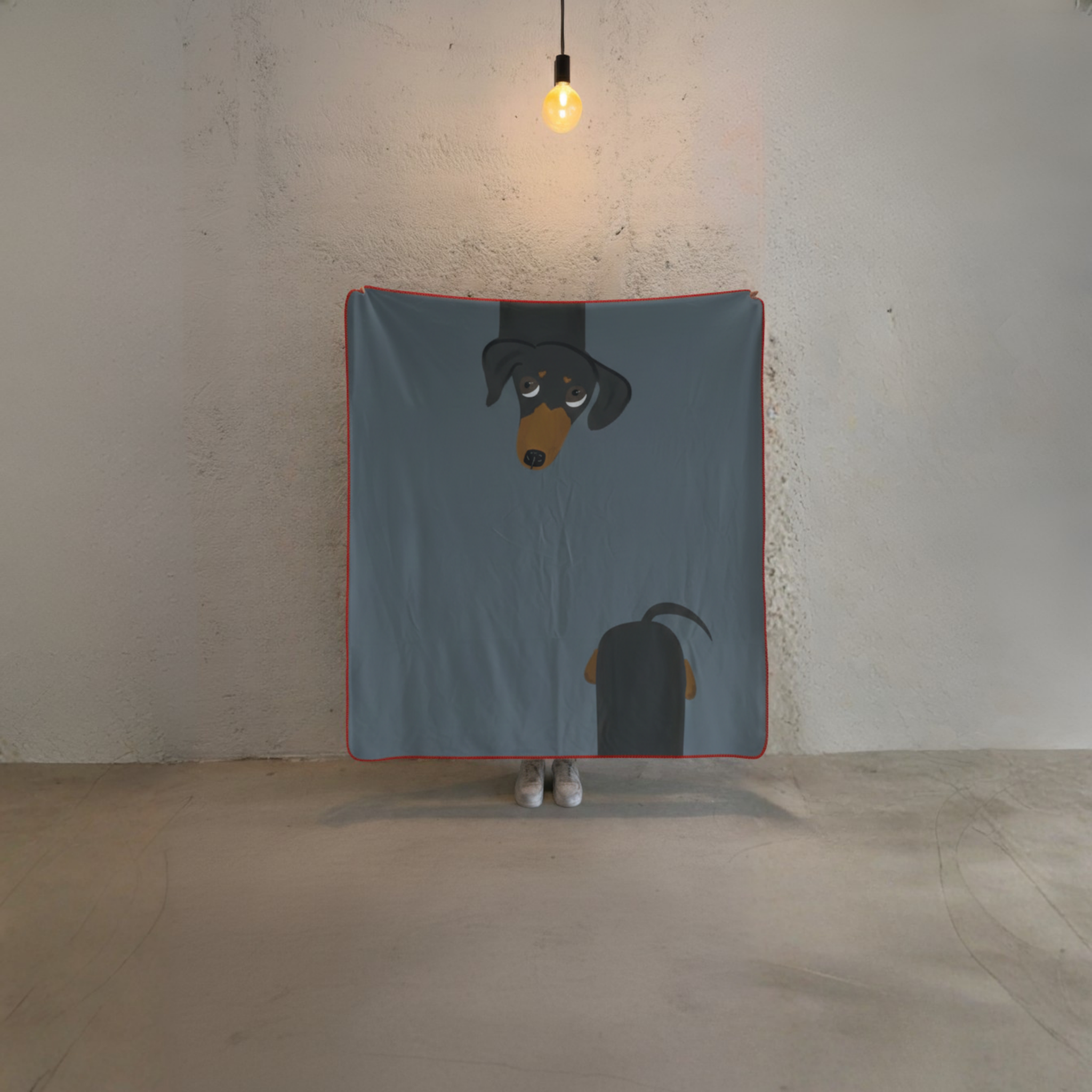 Dachshund - Köpekli Polar Tv Battaniyesi