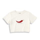 Chili Vibes Only Crop Tişört