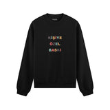 Kişiye Özel Baskılı Oversize Sweatshirt