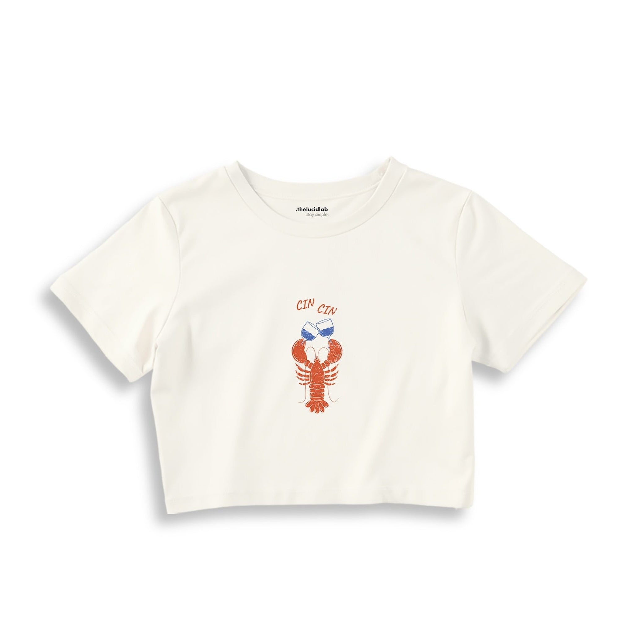 CIN CIN Crop Tişört