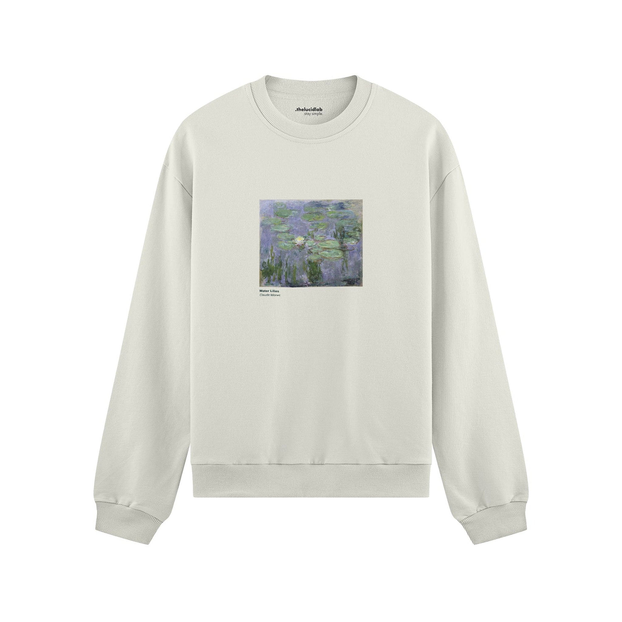 Water Lilies Oversize Sweatshirt