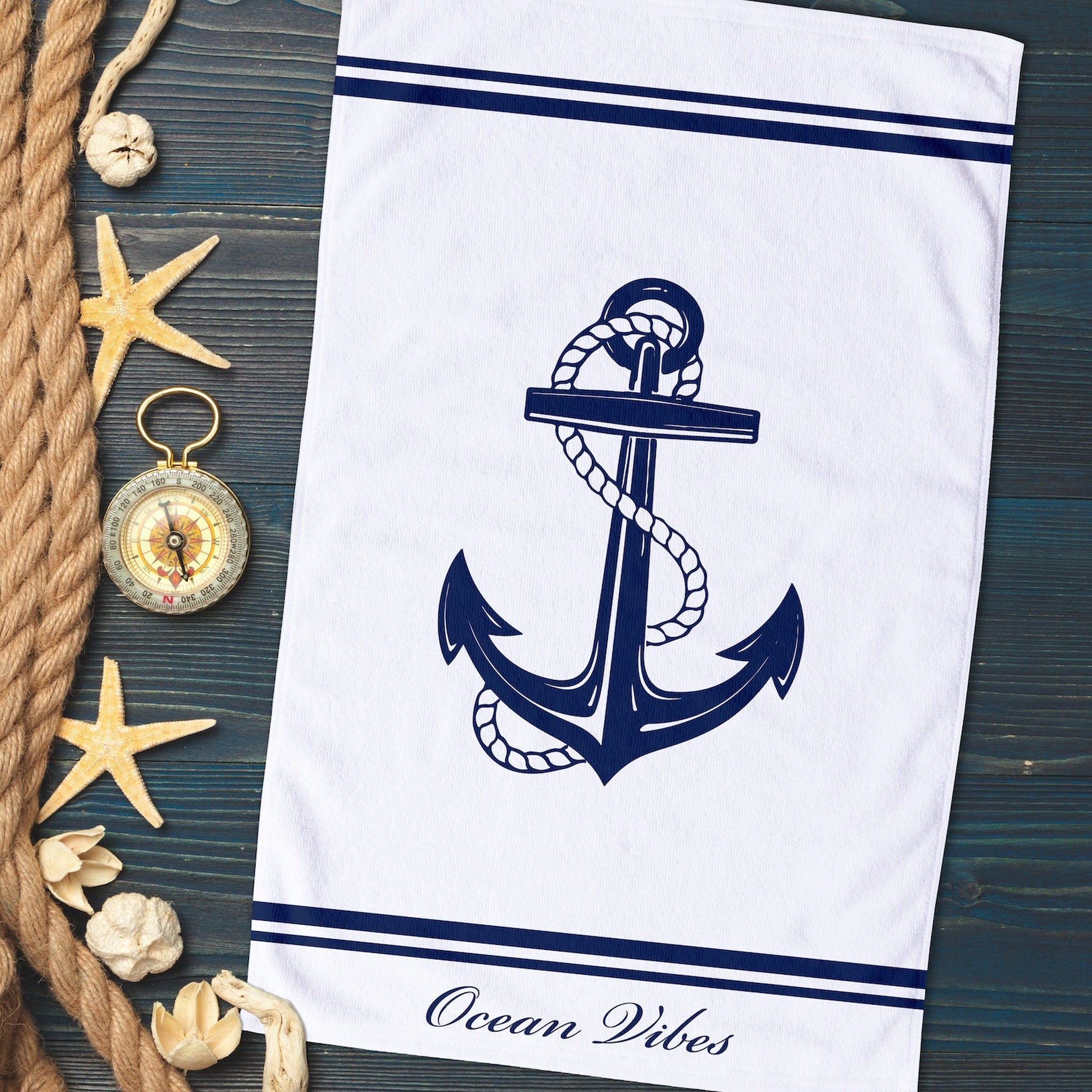 Sailor / Çapa Mutfak Havlusu 2 Adet