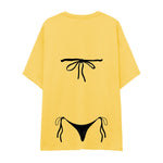 Black Bikini Oversize Tişört