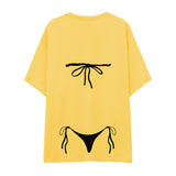 Black Bikini Oversize Tişört