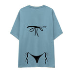Black Bikini Oversize Tişört