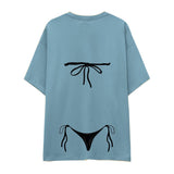 Black Bikini Oversize Tişört