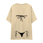 Black Bikini Oversize Tişört