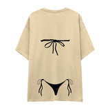 Black Bikini Oversize Tişört