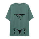 Black Bikini Oversize Tişört