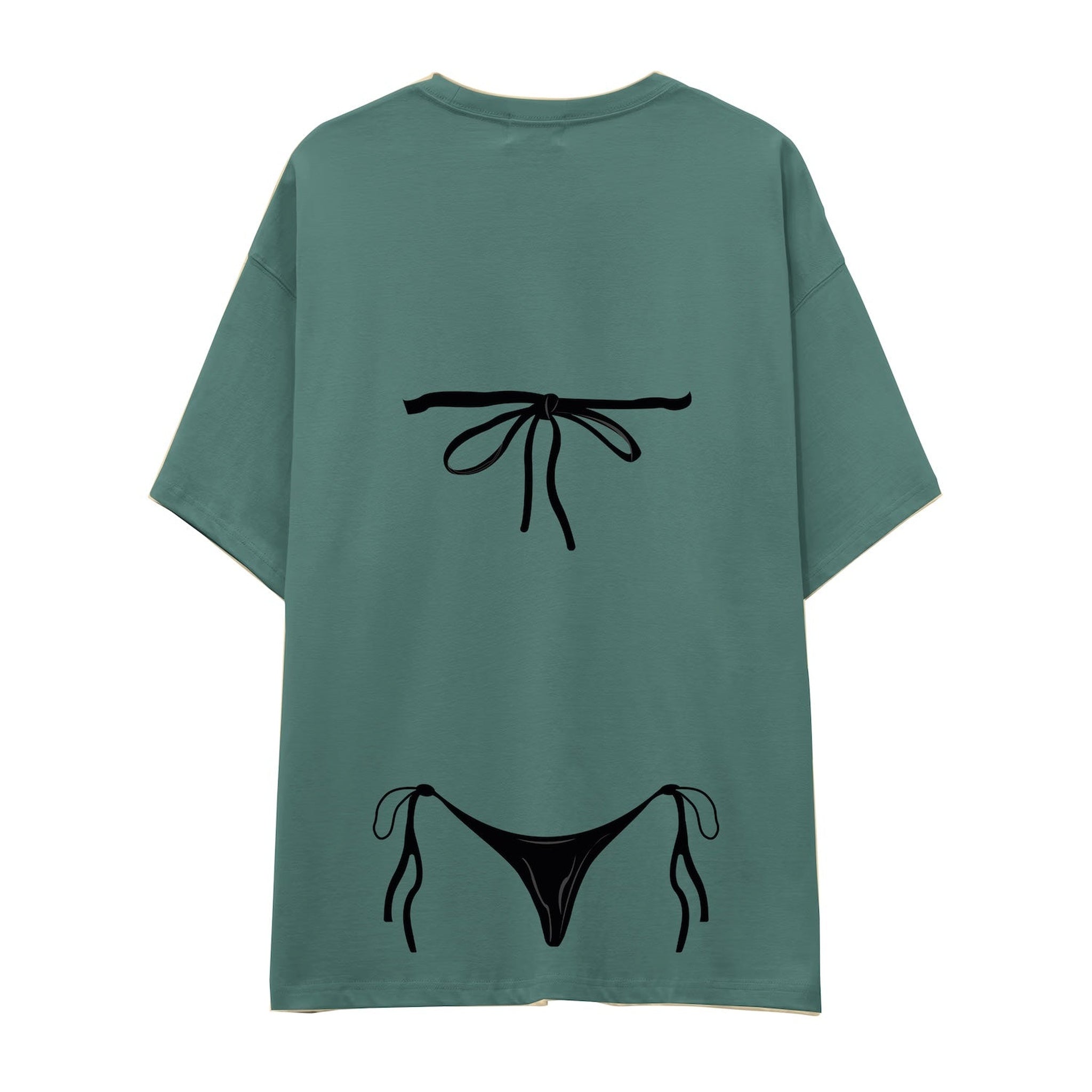 Black Bikini Oversize Tişört