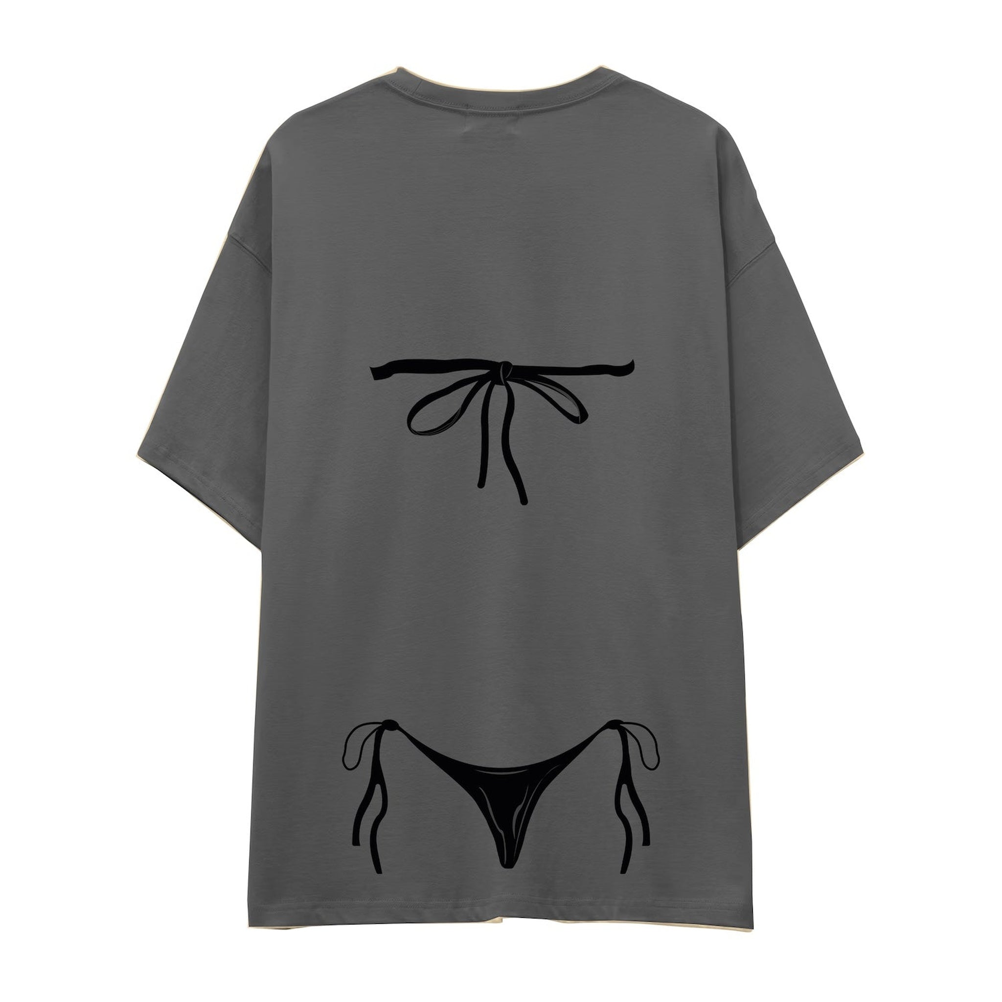 Black Bikini Oversize Tişört