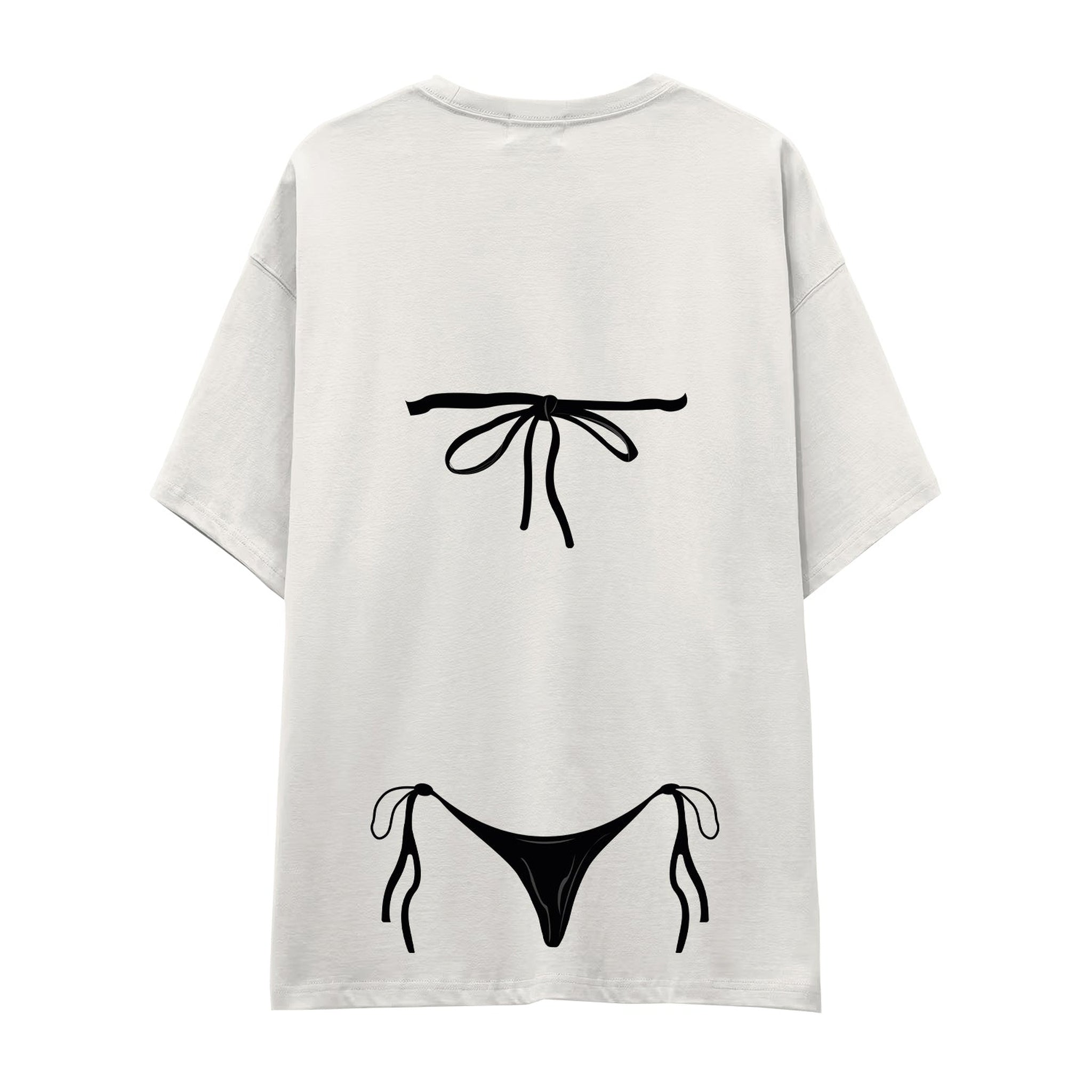 Black Bikini Oversize Tişört