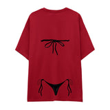 Black Bikini Oversize Tişört