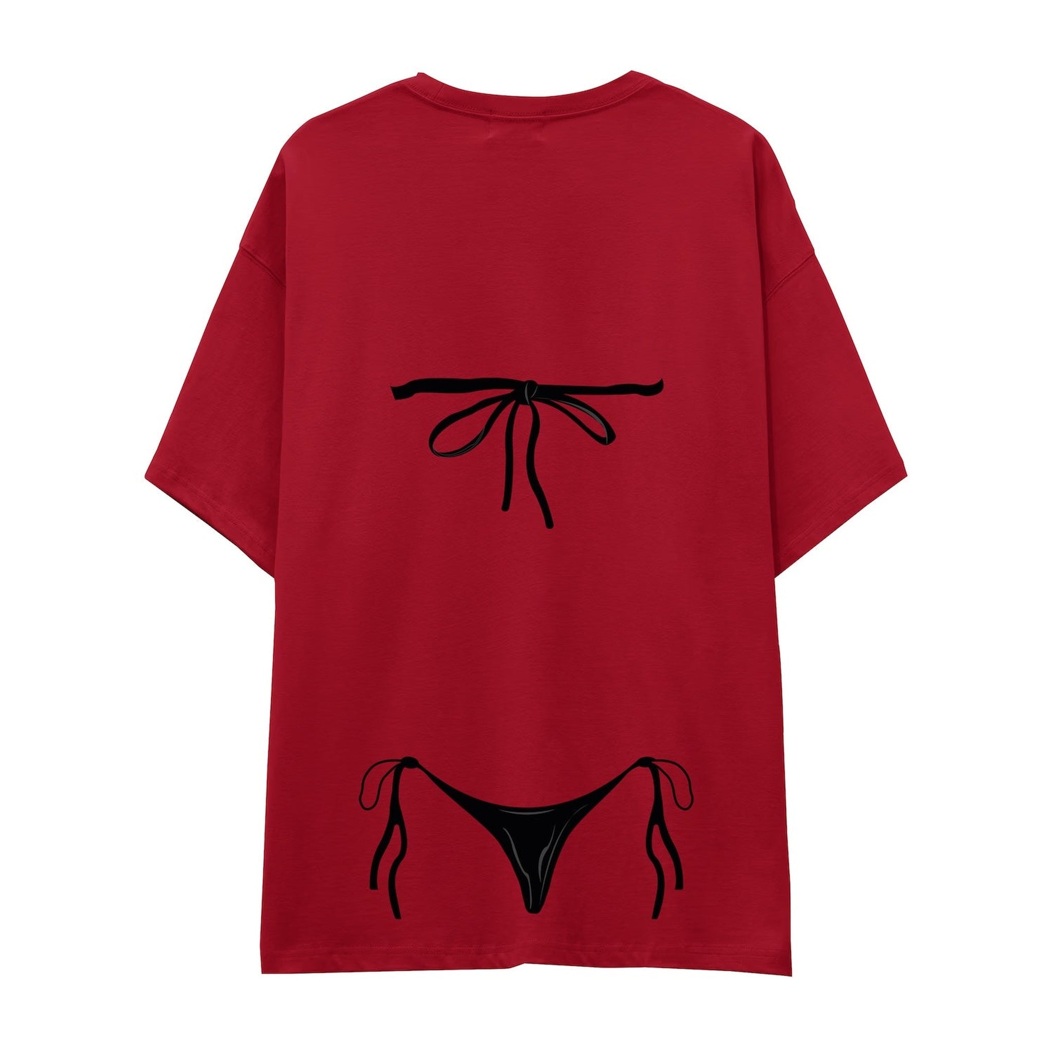 Black Bikini Oversize Tişört