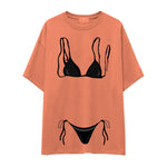 Black Bikini Oversize Tişört